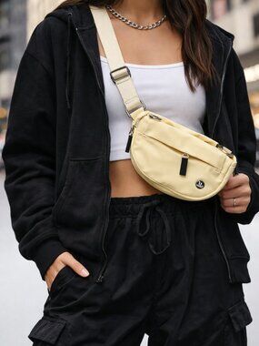 Lululemon All Night Festival Bag Micro 2L Beige Crossbody Belt Bag NWT